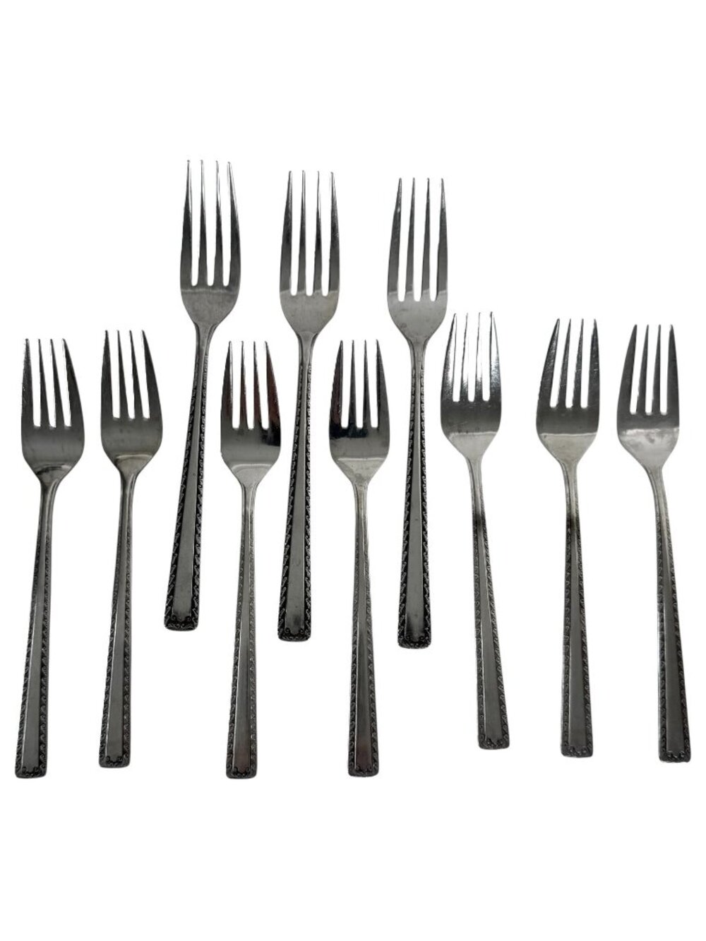 VTG Watertown Stainless Steel Flatware Forks 10 Total 3 Dinner 7 Salad Japan